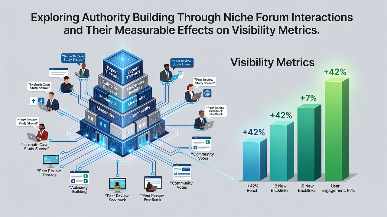 Exploring Authority Building Through Niche Forum Interactions and Their Measurable Effects on Visibility Metrics